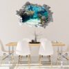 Underwater Life Wall Sticker - Peel and Stick Removable Wall Art - Printable Ocean Wall Art - Perfect for Bedroom and Living Room Wall Decoration