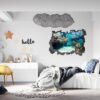 Underwater Life Wall Sticker - Peel and Stick Removable Wall Art - Printable Ocean Wall Art - Perfect for Bedroom and Living Room Wall Decoration