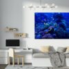 Coral Reef Wall Art - Printable Wall Art - Bedroom Wall Decoration - Vibrant Design - Self-Adhesive Vinyl Sticker