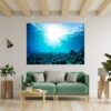 Sunken Treasure Wall Sticker Decal - Underwater Escape Art Mural - Playful Design - Bedroom Wall Décor