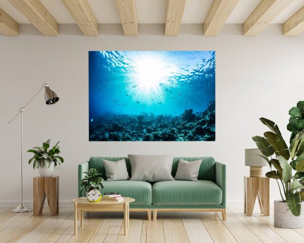 Sunken Treasure Wall Sticker Decal - Underwater Escape Art Mural - Playful Design - Bedroom Wall Décor