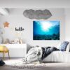 Sunken Treasure Wall Sticker Decal - Underwater Escape Art Mural - Playful Design - Bedroom Wall Décor