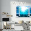 Sunken Treasure Wall Sticker Decal - Underwater Escape Art Mural - Playful Design - Bedroom Wall Décor