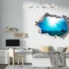 Sunken Treasure Wall Sticker Decal - Underwater Escape Art Mural - Playful Design - Bedroom Wall Décor