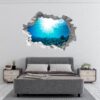 Sunken Treasure Wall Sticker Decal - Underwater Escape Art Mural - Playful Design - Bedroom Wall Décor