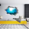 Sunken Treasure Wall Sticker Decal - Underwater Escape Art Mural - Playful Design - Bedroom Wall Décor