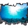 Sunken Treasure Wall Sticker Decal - Underwater Escape Art Mural - Playful Design - Bedroom Wall Décor