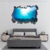 Sunken Treasure Wall Sticker Decal - Underwater Escape Art Mural - Playful Design - Bedroom Wall Décor