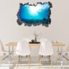 Sunken Treasure Wall Sticker Decal - Underwater Escape Art Mural - Playful Design - Bedroom Wall Décor