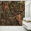 Realistic Forest Camouflage Wallpaper Photo Wall Mural Wall UV Print Decal Wall Art Décor