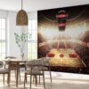 Basketball Area Sport Wallpaper Photo Wall Mural Wall UV Print Decal Wall Art Décor