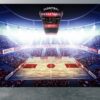 Sport Basketball Area Wallpaper Photo Wall Mural Wall UV Print Decal Wall Art Décor