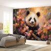 Removable Panda Paint Design for Bedrooms