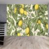 Vinyl Painted Citrus Design Wallpaper for Wall Décor