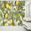 Lemon Fruit Tree Paint Self-Adhesive Wallpaper Close-Up