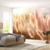 Removable Meadow Design Wallpaper for Living Rooms