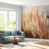 Self-Adhesive Meadow Wallpaper for Large Wall Spaces