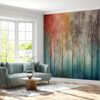 Self-Adhesive Abstract Wallpaper for Large Wall Spaces