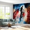 Self-Adhesive BMX Sport Wallpaper for Large Wall Spaces