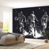 Removable Basketball Sketch Design for Bedrooms