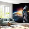 Self-Adhesive Space and Galaxy Wallpaper for Large Wall Spaces