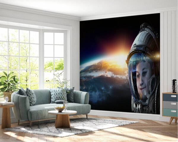 Self-Adhesive Space and Galaxy Wallpaper for Large Wall Spaces